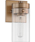 Intersection 1-Light Vanity & Wall Burnished Brass