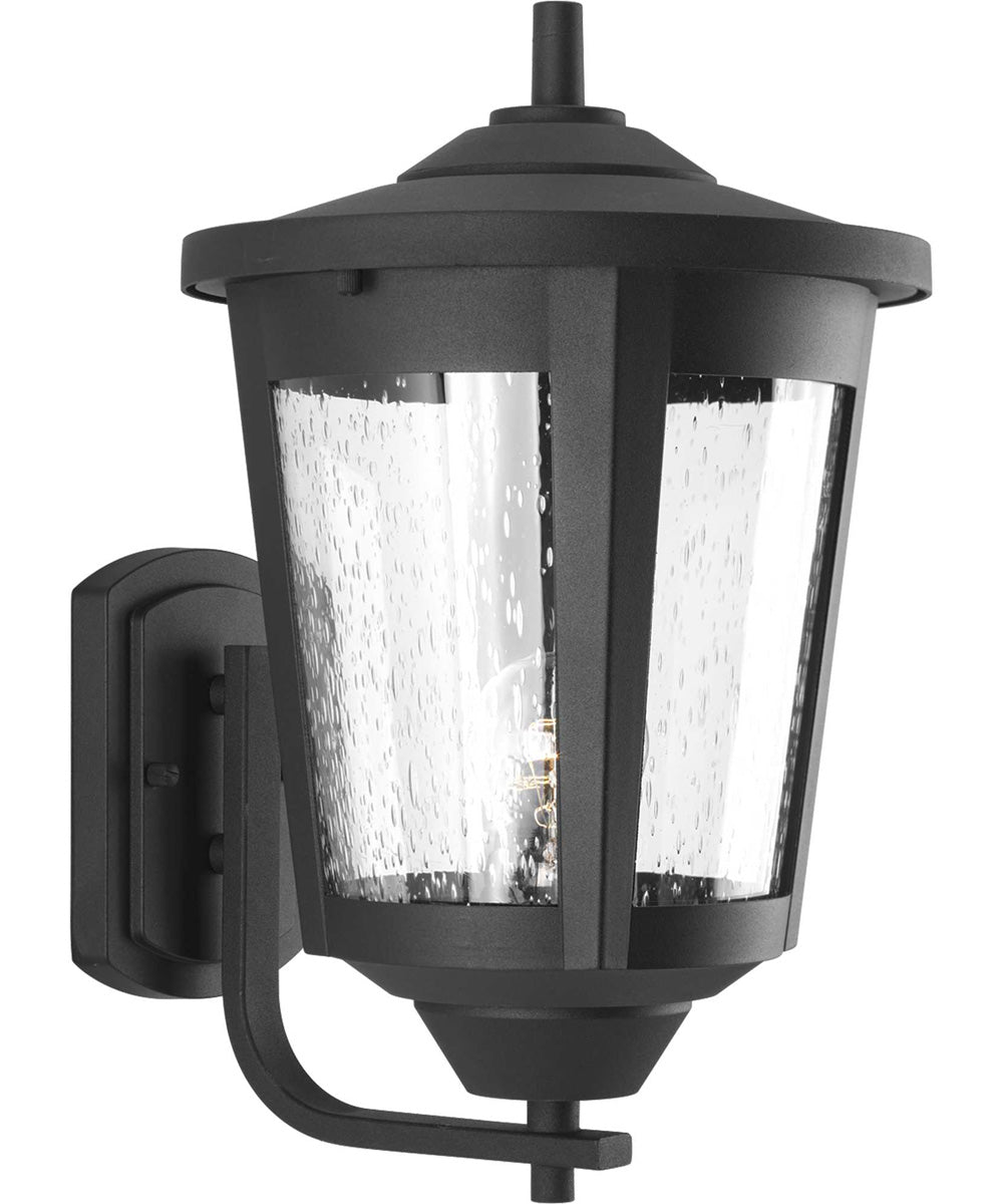 East Haven 1-Light Large Wall Lantern Textured Black