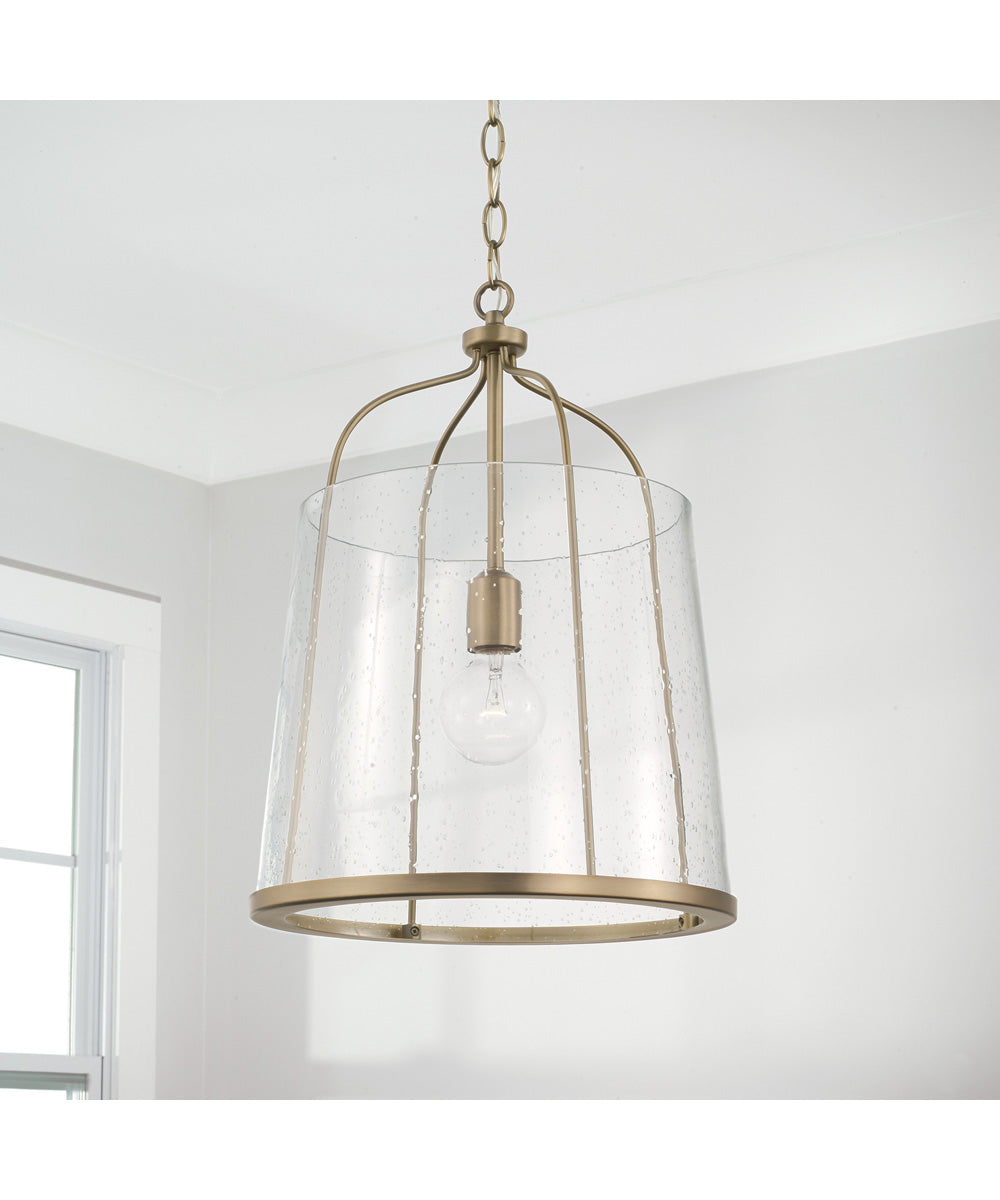 Madison 1-Light Pendant Aged Brass