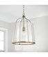 Madison 1-Light Pendant Aged Brass