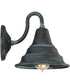 Carmel Medium 1-light Outdoor Wall Light Aged Verde