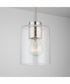 Greyson 1-Light Pendant Brushed Nickel