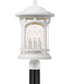 Marblehead Large 3-light Outdoor Post Light  Coastal Armour White Lustre