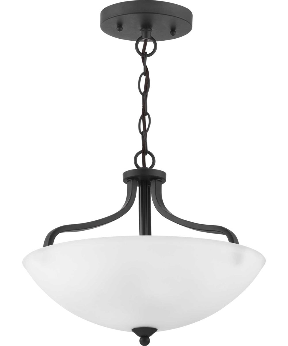 Laird 3-Light Semi-Flush Convertible Antique Bronze