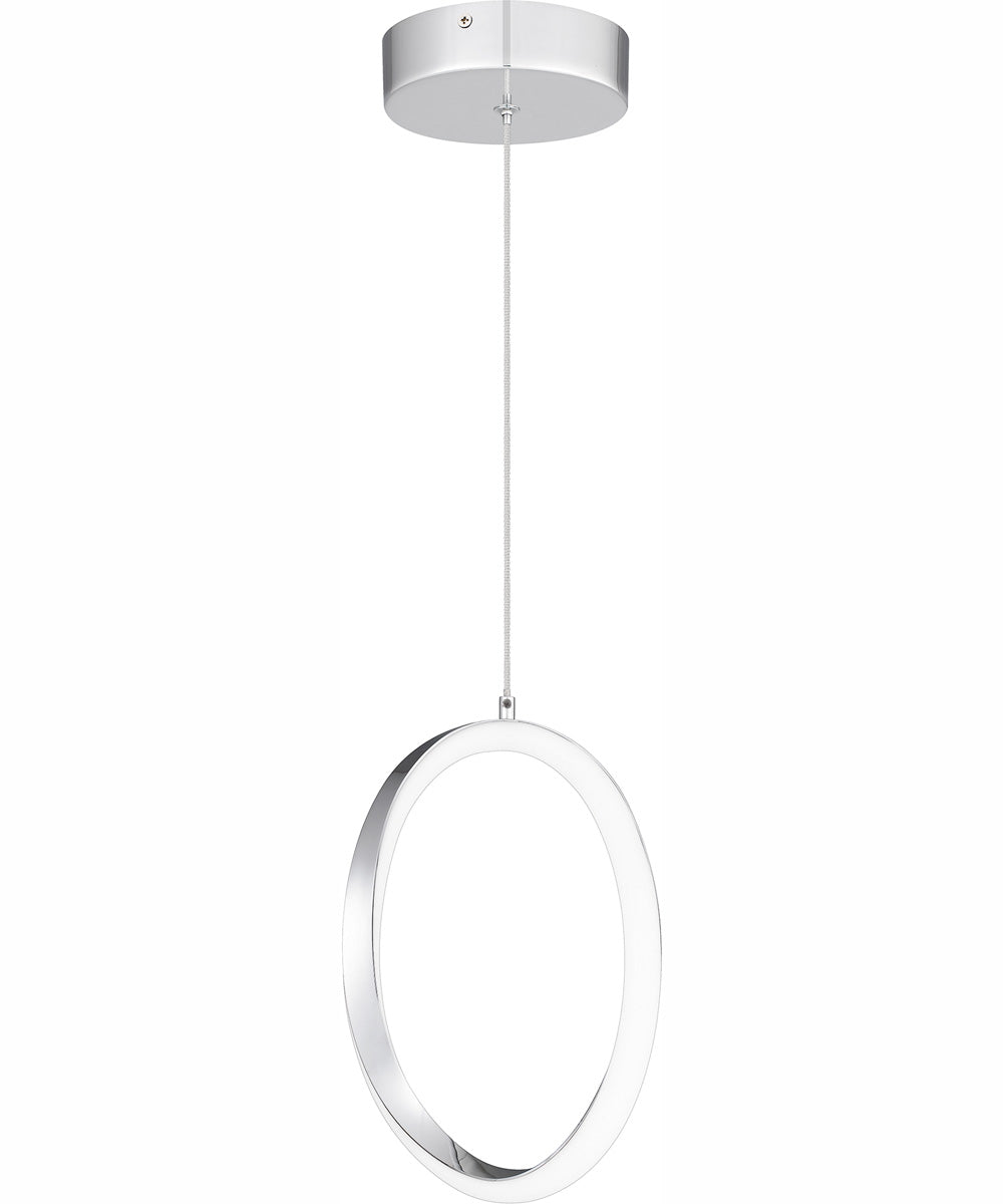 Senna Small Mini Pendant Polished Chrome