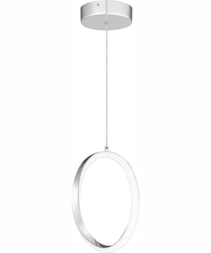 Senna Small Mini Pendant Polished Chrome