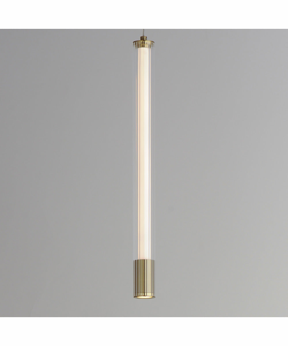 Cortex 18 inch LED Pendant Natural Aged Brass