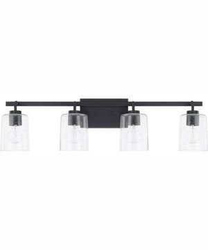 Greyson 4-Light Vanity Matte Black