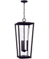 Elliott 3-Light Outdoor Hanging-Lantern Rain or Shine - Black