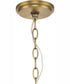 Gilliam 6-Light New Traditional Chandelier Vintage Brass