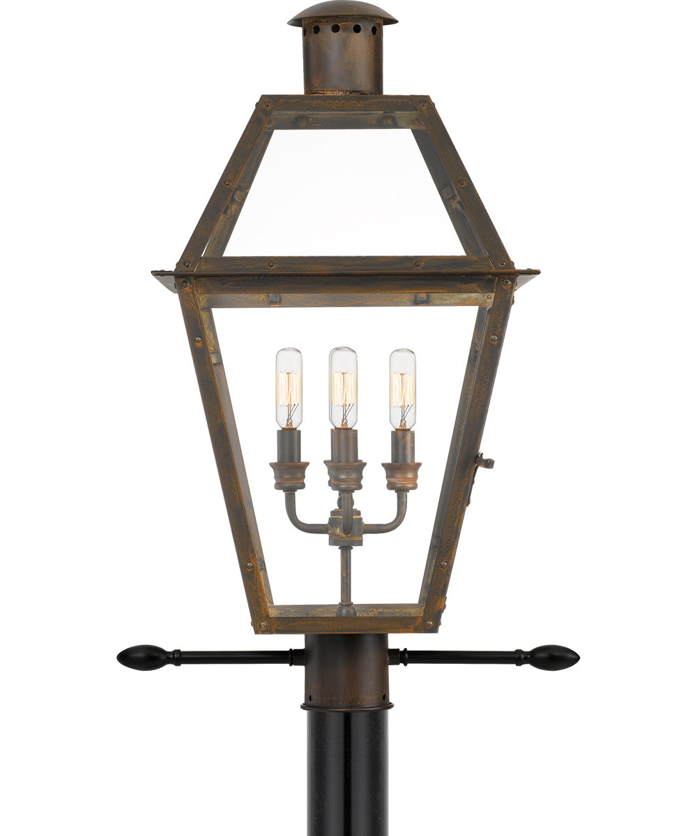 Rue De Royal Extra Large 4-light Outdoor Post Light Industrial Bronze