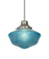 14" Revival Schoolhouse W/Traditional Globe Pendant