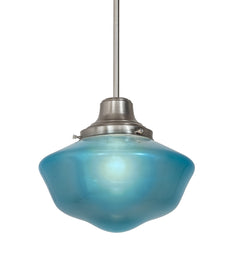 14" Revival Schoolhouse W/Traditional Globe Pendant