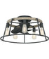 Brockton 5-light Fandolier Ceiling Fan Grey Ash