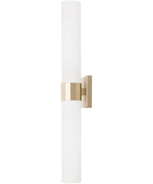 Sutton 2-Light Dual-Mount Sconce/Vanity Mount In Soft Gold