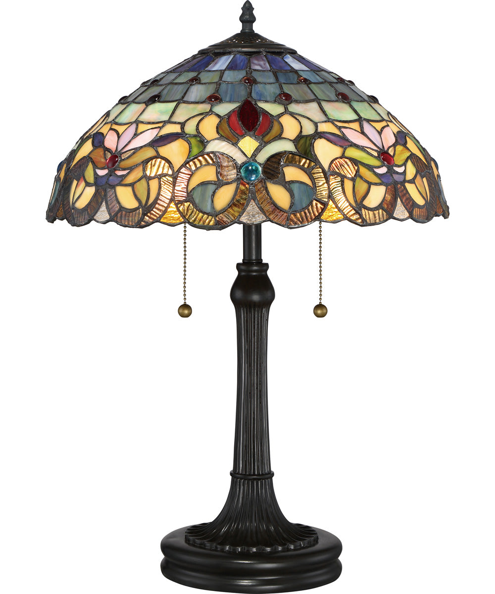 Lyric Small 2-light Table Lamp Vintage Bronze