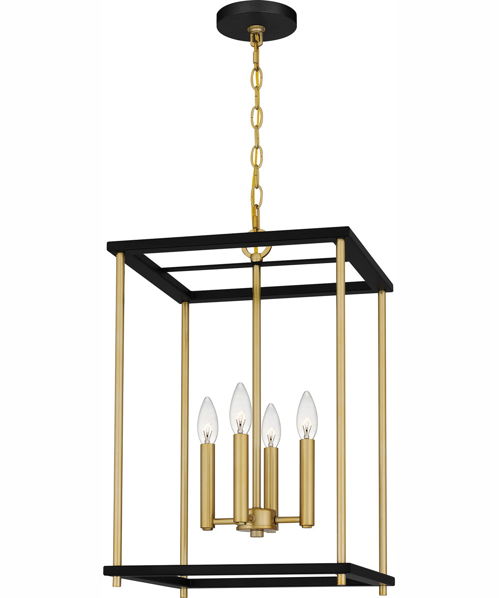 Kynwyd 4-light Pendant Matte Black