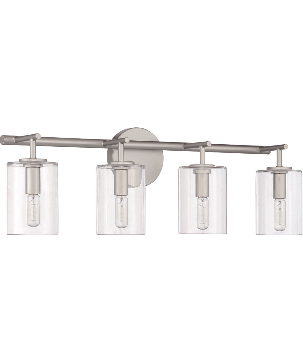 Hailie 4-Light Vanity Satin Nickel
