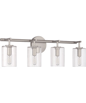 Hailie 4-Light Vanity Satin Nickel