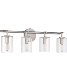 Hailie 4-Light Vanity Satin Nickel