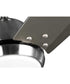 Oriole 60" 3-Blade Ceiling Fan with LED Light Brushed Nickel