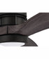 60" Sonnet 1-Light Ceiling Fan Flat Black