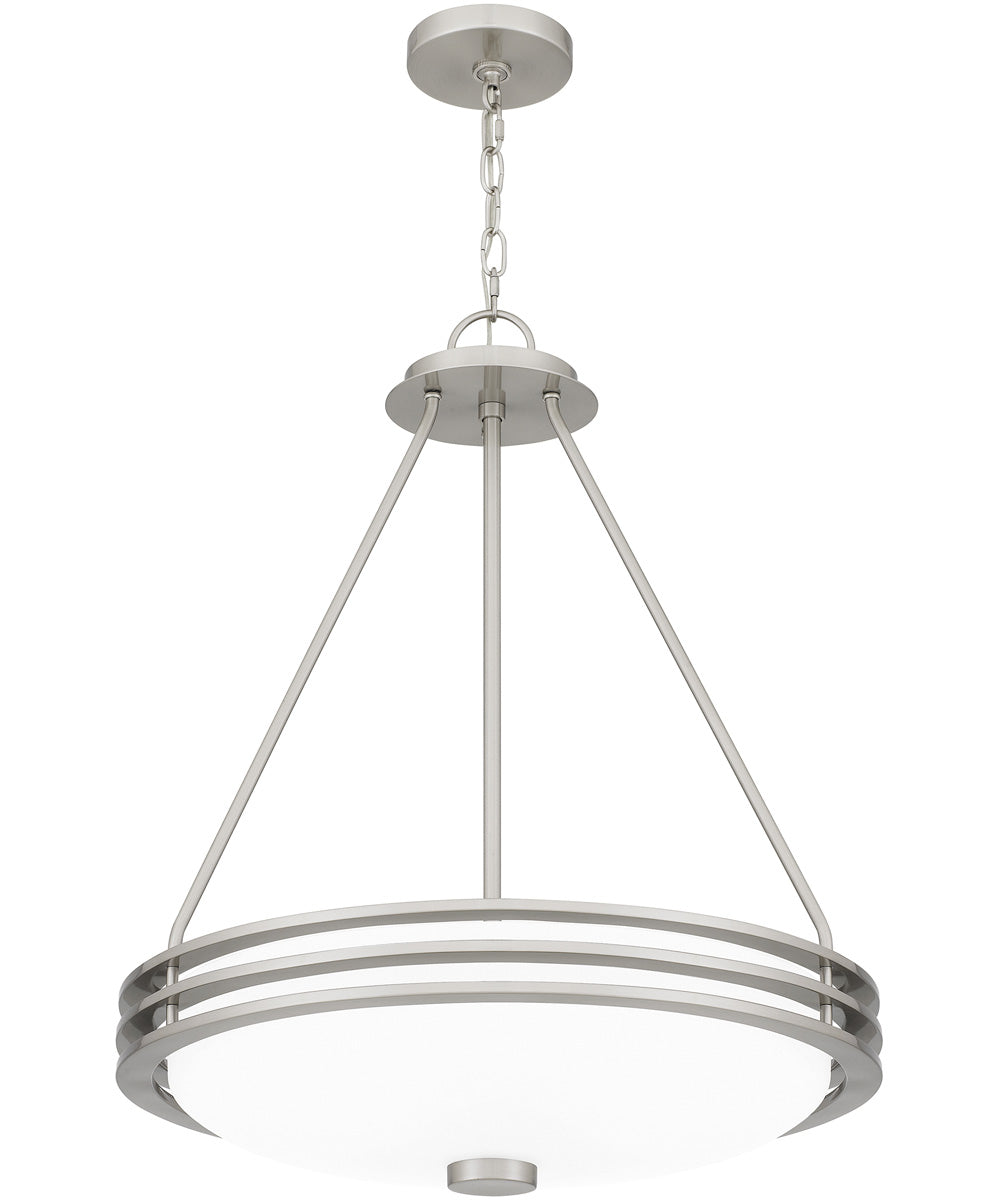 Emile 4-light Pendant Brushed Nickel