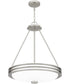 Emile 4-light Pendant Brushed Nickel