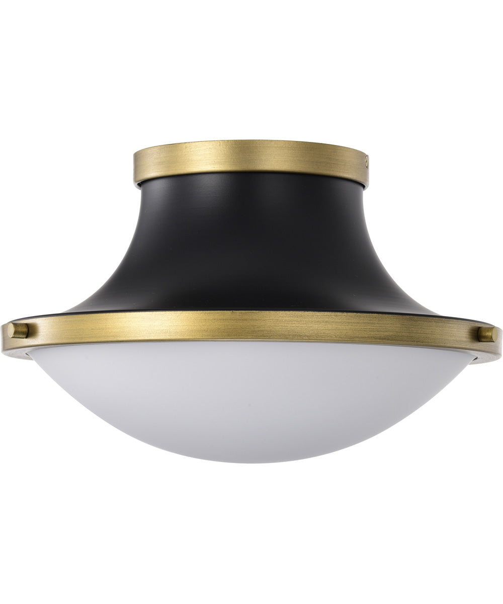 Lafayette 1-Light Close-to-Ceiling Matte Black