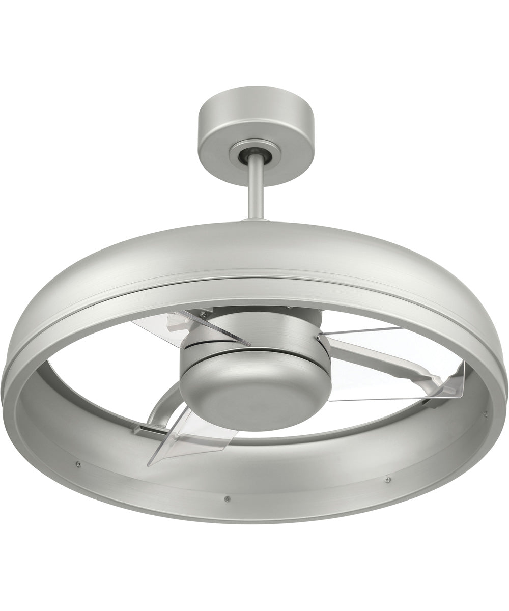 Taylor 24" 1-Light Ceiling Fan (Blades Included) Painted Nickel