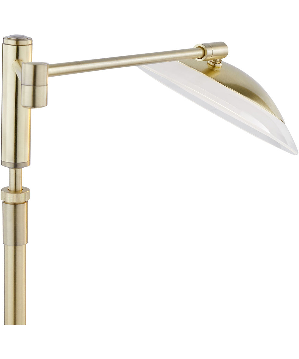 Meran Turbo LED Table Lamp Satin Brass