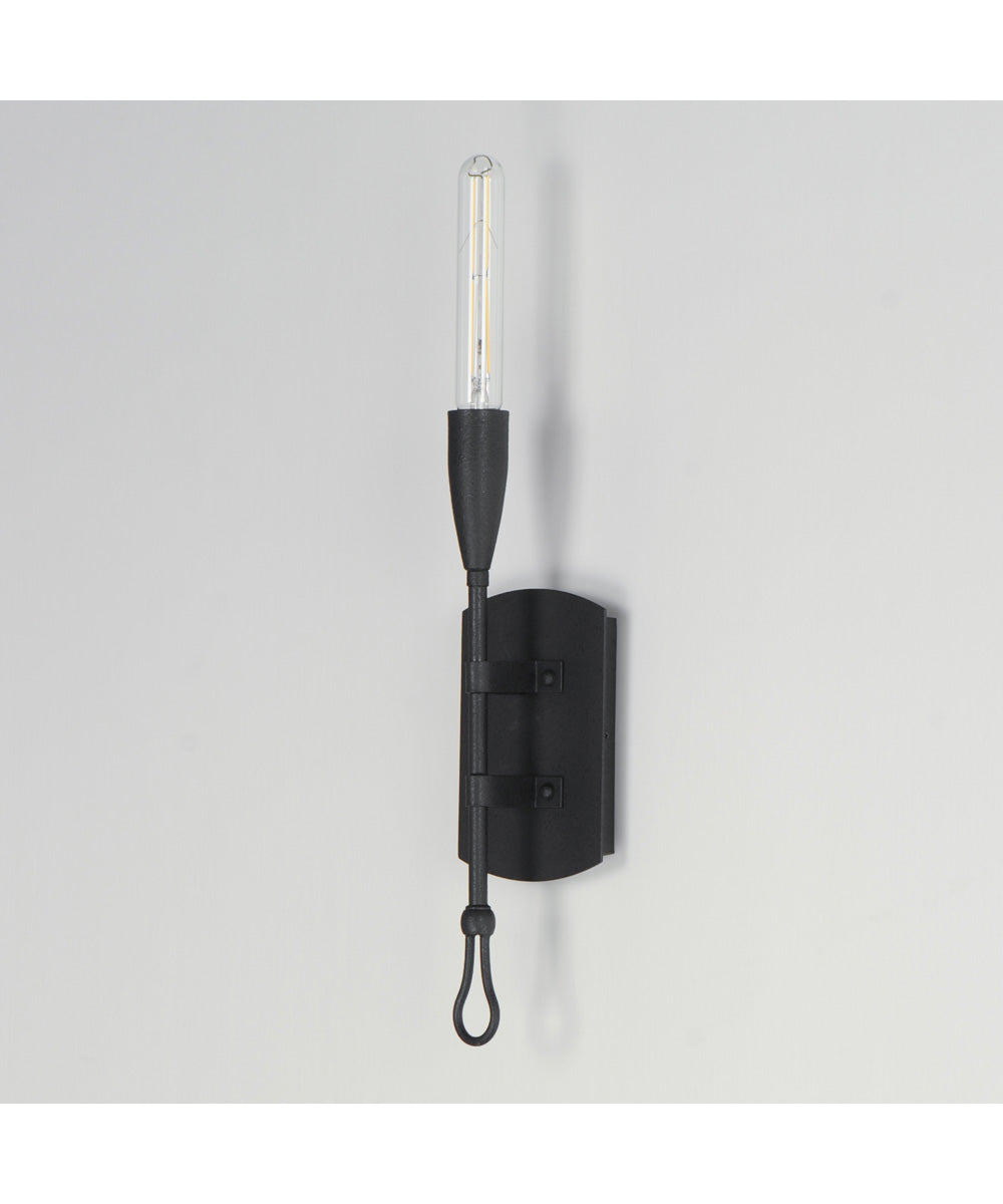 Pioneer 1-Light Sconce Anthracite