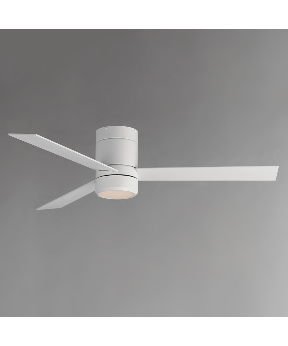 Tanker 52 inch 3-Blade Hugger Fan w LED Light Kit Matte White