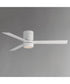 Tanker 52 inch 3-Blade Hugger Fan w LED Light Kit Matte White