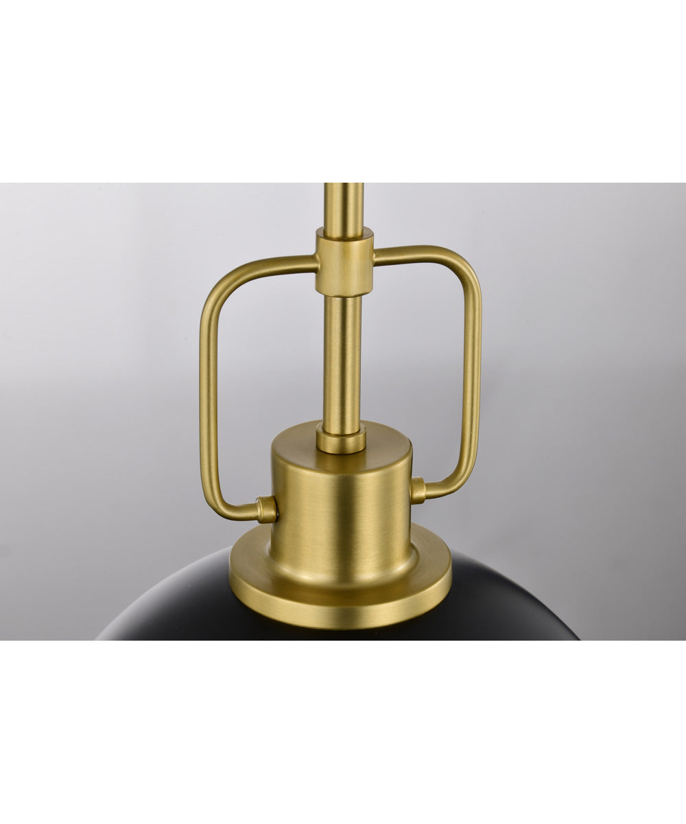 Everton 1-Light Pendant Matte Black