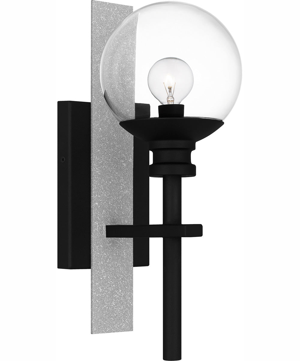 Gladstone Medium 1-light Outdoor Wall Light Earth Black