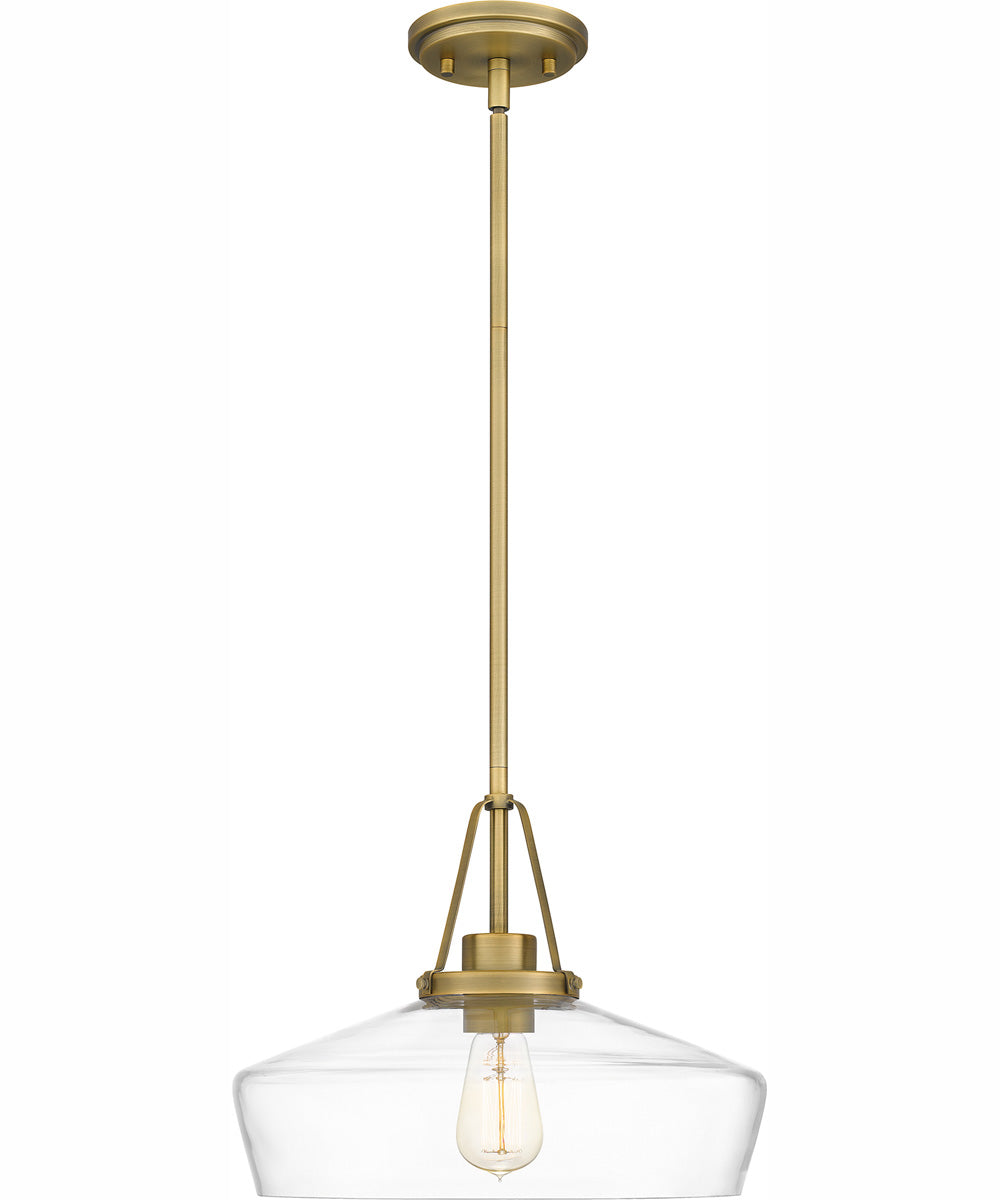 Quoizel Pendant 1-light Pendant Aged Brass