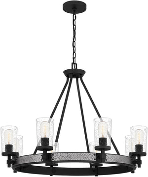 Alpine 8-light Chandelier Earth Black