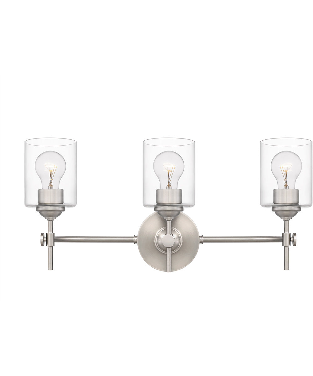 Aria Large 3-light Bath Light Brushed Nickel