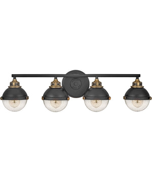 Fletcher 4-Light Four Light Vanity in Black