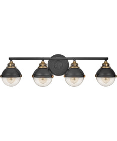 Fletcher 4-Light Four Light Vanity in Black