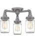 Squire 3-light Semi Flush Mount Galvanized