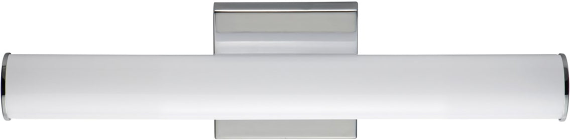 18"W Rail LED Bath Vanity Polished Chrome