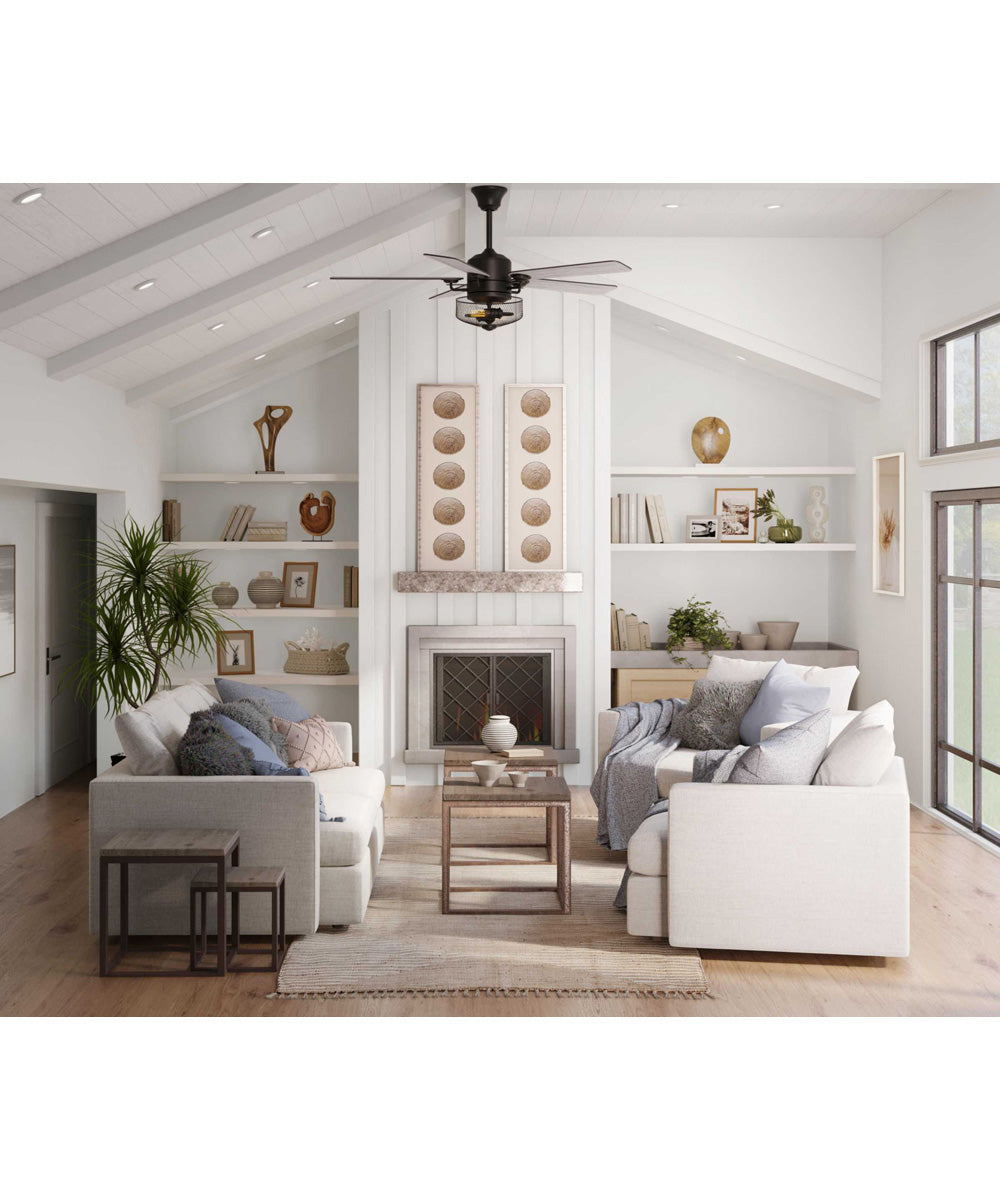 Greer 54" 5-Blade Ceiling Fan Gilded Iron