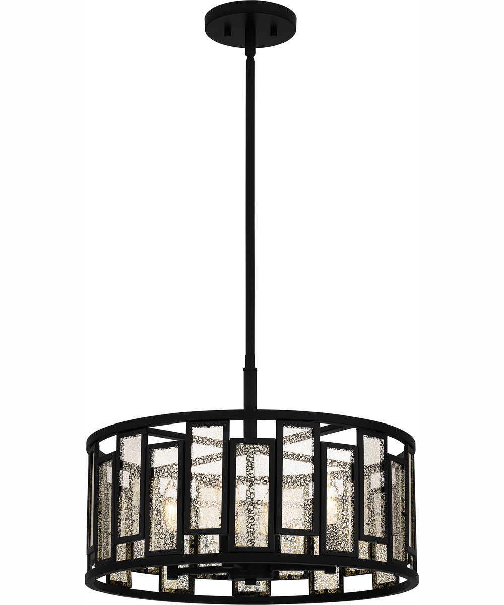 Quoizel Pendant Large 4-light Pendant Matte Black