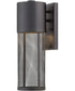 Aria LED-Light Small Outdoor Wall Mount Lantern in Black