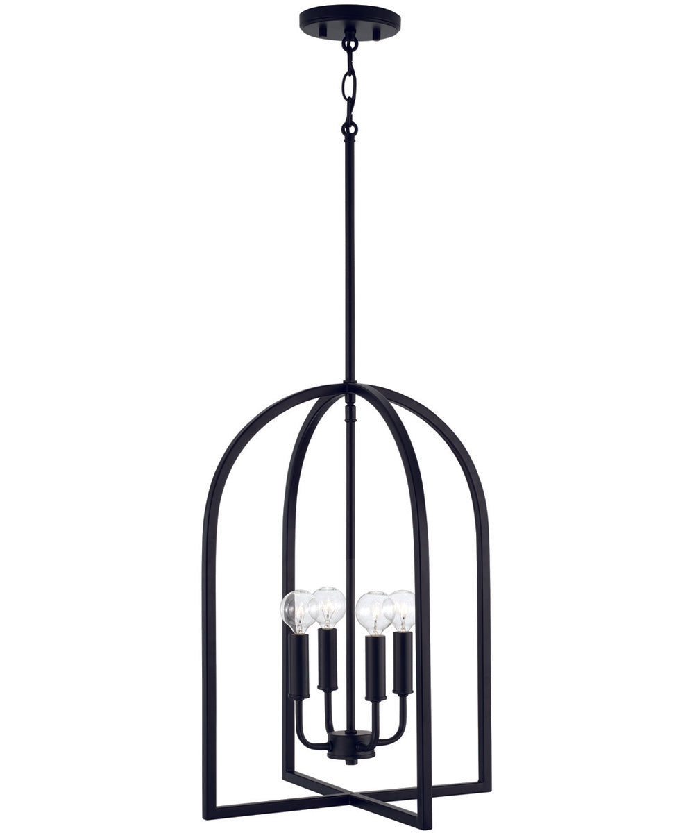 Lawson 4-Light Foyer Matte Black