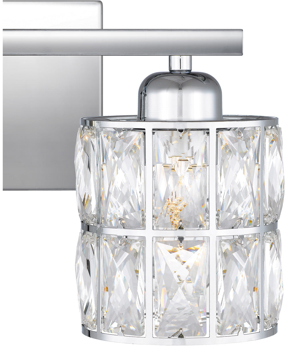 Gibson Medium 2-light Bath Light Polished Chrome