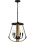 Demura 4-light Pendant Matte Black