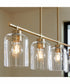 Tribute 4-light Chandelier Aged Brass